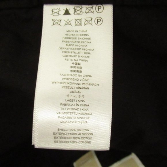 Michael Kors Shorts 4 Black Eyelet Flat Front - Picture 4 of 4